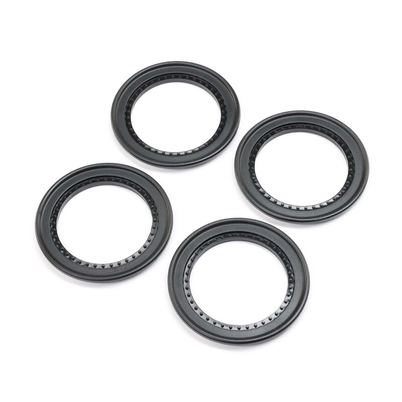 Snap-in Beadlock Rings, Black (4): LMT 2.0