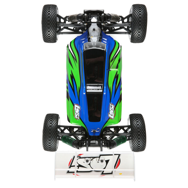1/8 8IGHT-E 4WD Buggy Brushless RTR, Blue/Green Losi
