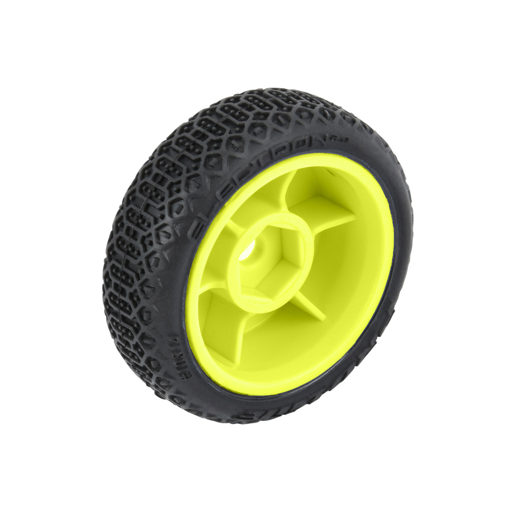 Losi Mini-T 2.0 Räder, Gelb – 4 Stück, FR/RR Ersatzräder Für RC-Modellauto