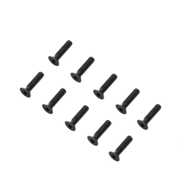 Flat Head Screws, M4 x 16mm STL (10)