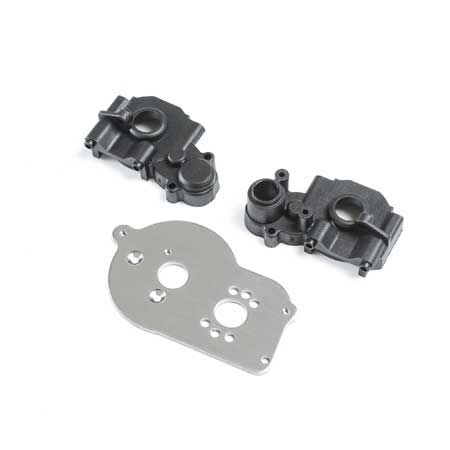 Losi Transmission Case & Motor Plate: Mini-T 2.0, Mini-B | Losi