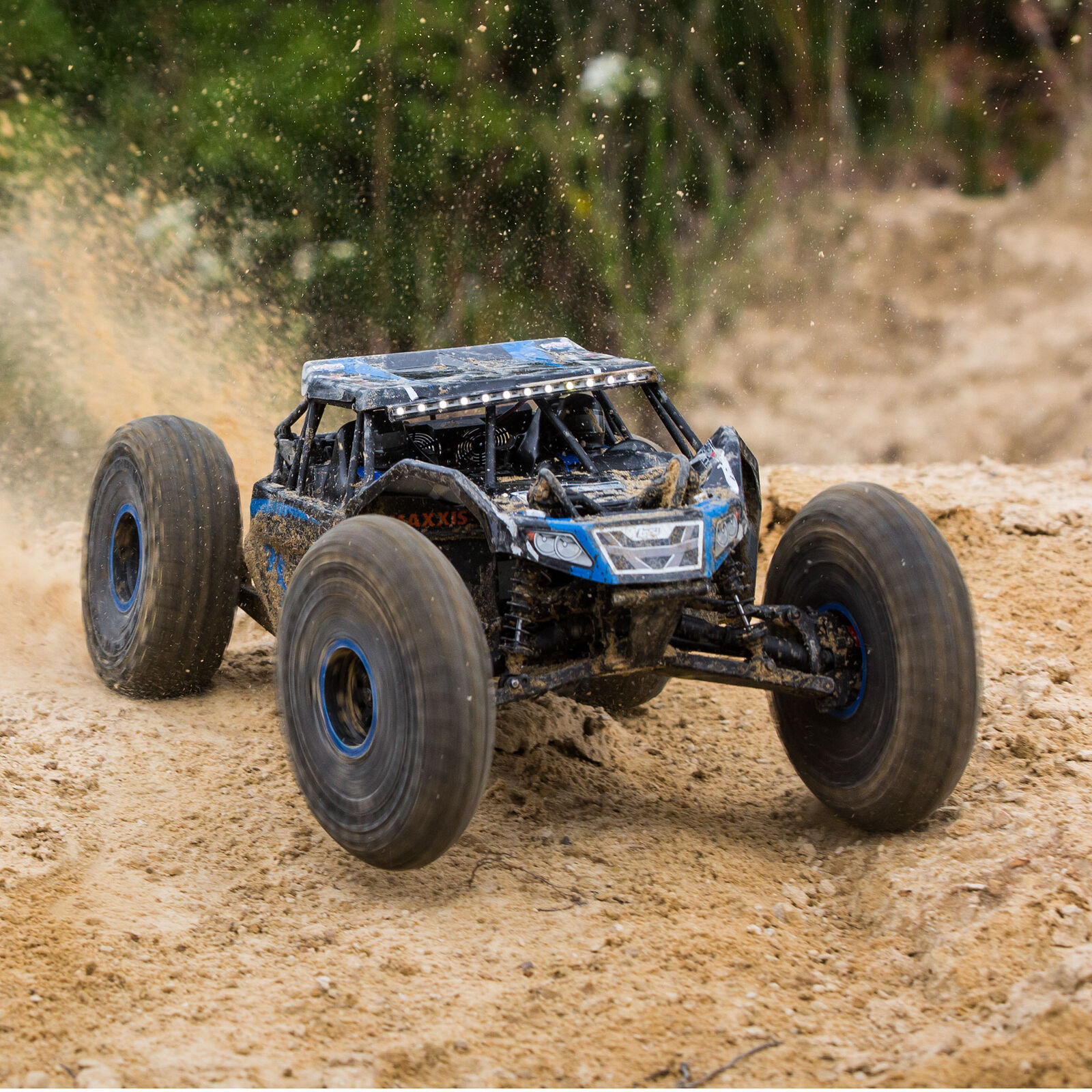 1/10 Rock Rey 4WD Brushless RTR with AVC, BlueBLUE | Losi
