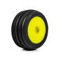 Pro-Line Racing Edge Front / Step Pin Rear Tires Mounted 7mm Yellow (4): Losi Micro-T