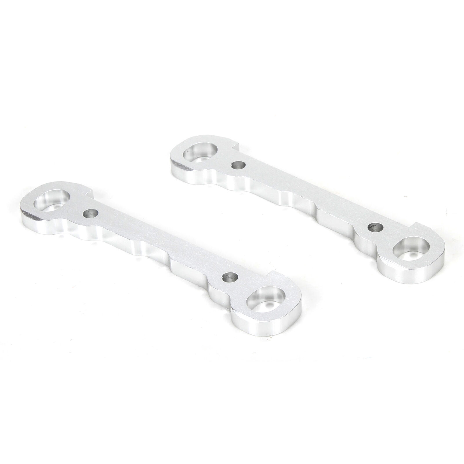 Front Hinge Pin Braces, Aluminum, Silver (2): MTXL