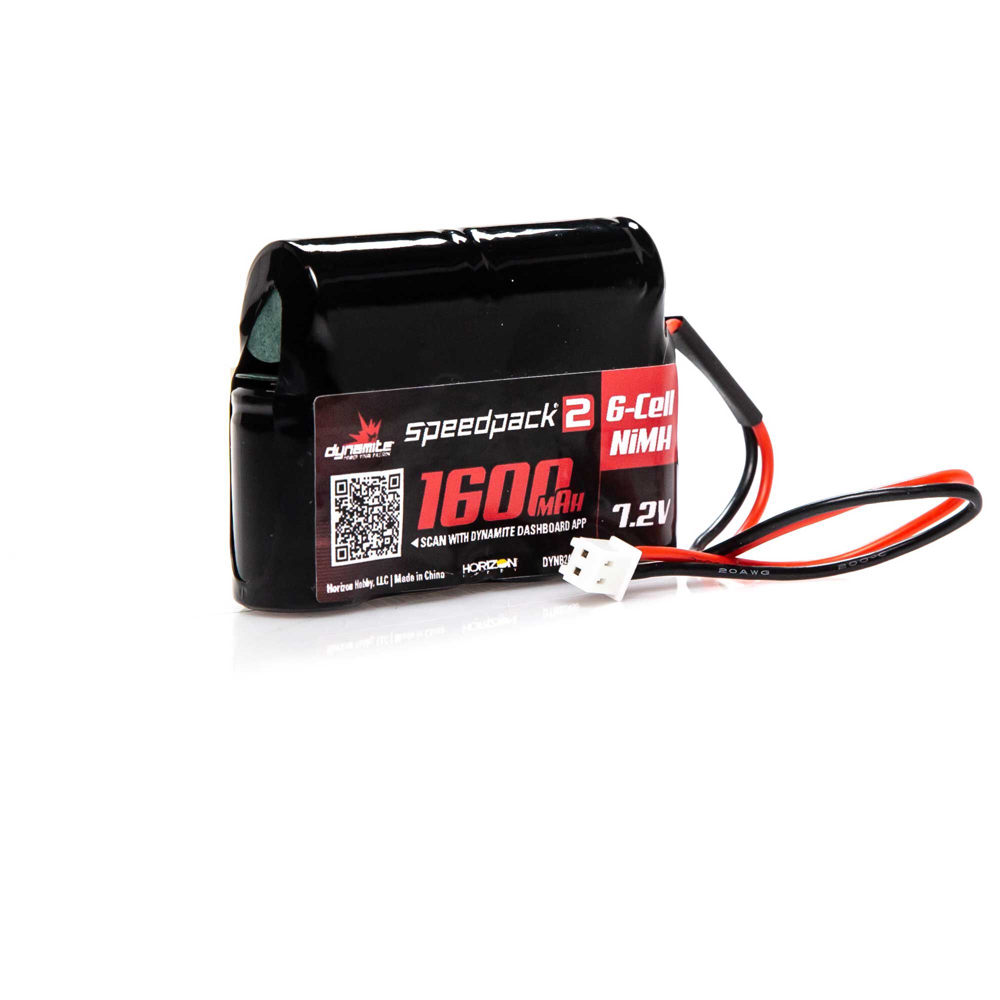 Speedpack2 7.2V 1600mAh 6C NiMH, MINI-T, MINI-LST2 | Losi