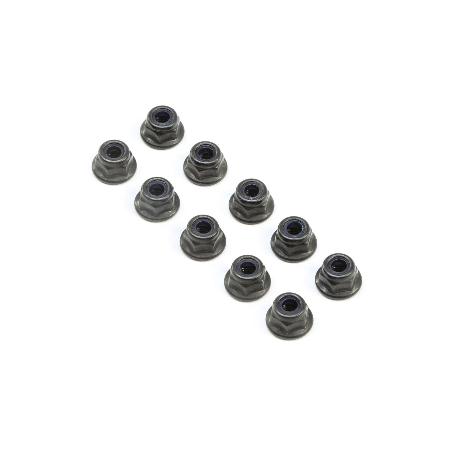Losi M4 Flanged Lock Nuts (10)