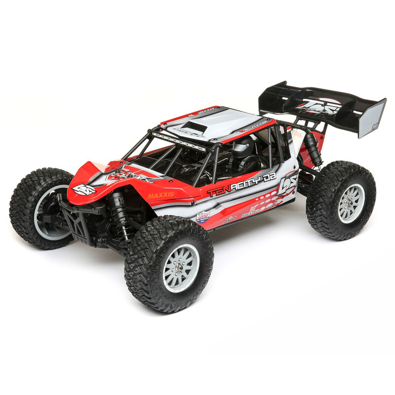 1/10 TENACITY-DB 4WD Desert Buggy Brushless RTR with AVC, Red/Grey