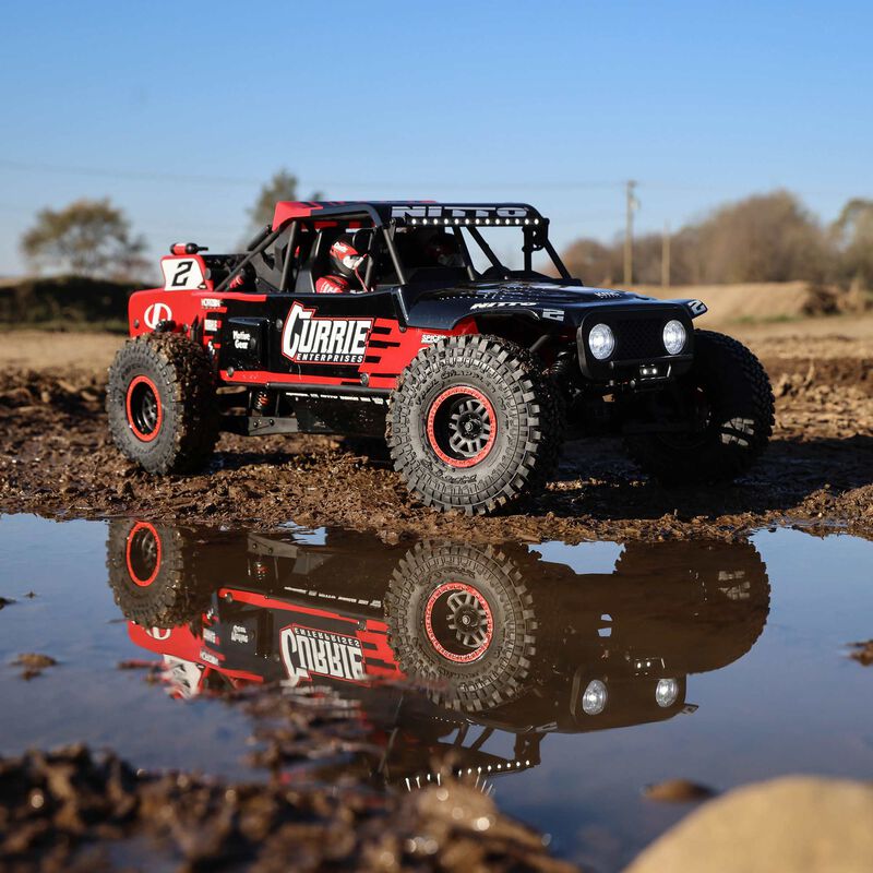 1/10 Hammer Rey U4 4WD Rock Racer Brushless RTR with Smart and AVC, Currie  RedRED | Losi