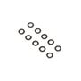 Losi Washer, 4.3mm x 9mm x 0.8mm, Steel (10)