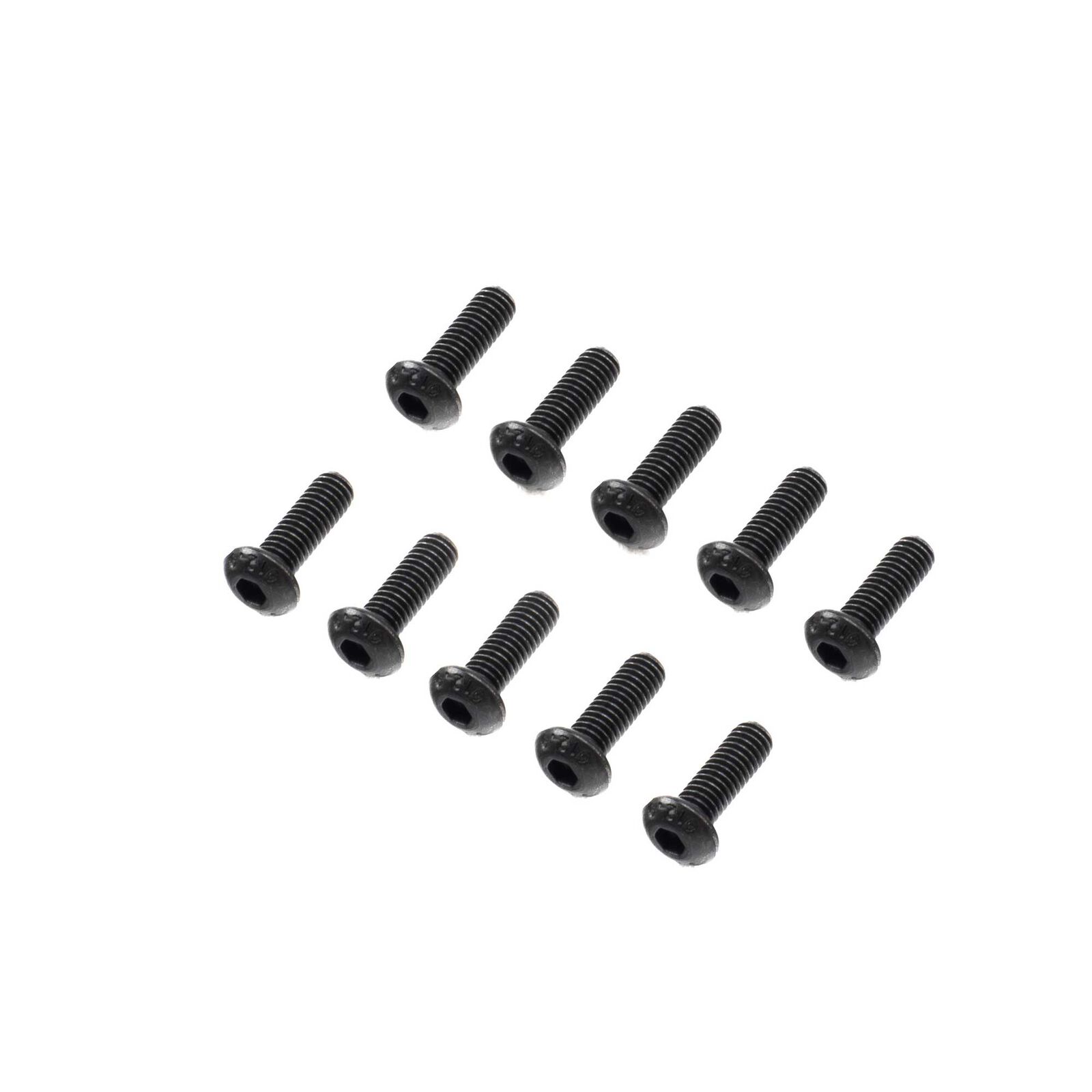Button Head Screws, M4 x 12mm STL (10)