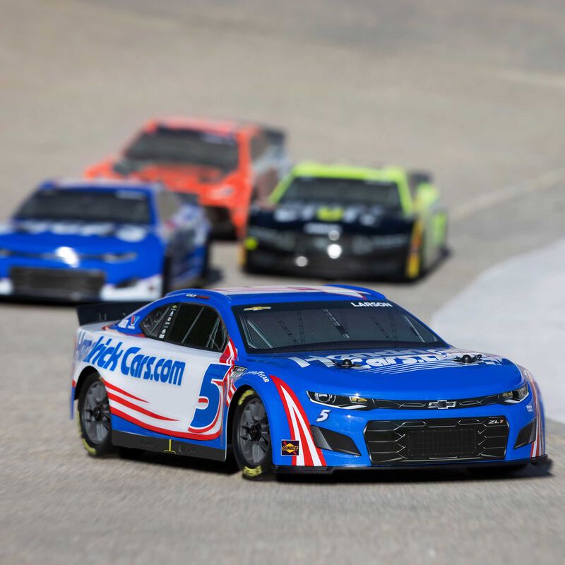 1/12 NASCAR RC Race Car Kyle Larson No. 5 2024 HendrickCars.com  Chevrolet ZL1 Camaro 2S AWD RTR Brushed On-Road (Battery & Charger Included), Blue