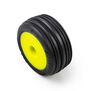 Pro-Line Racing Edge Front / Step Pin Rear Tires Mounted 7mm Yellow (4): Losi Micro-T
