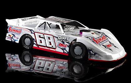 OFFICIALLY LICENSED SUMMIT RACING LIVERY for the Losi 1/10 22S Dirt Late Model RC