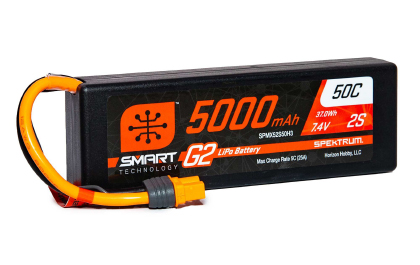 Spektrum 5000mAh 2S 7.4V 50C Smart LiPo Battery