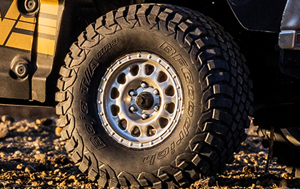 OFFICIALLY LICENSED BFGOODRICH TIRES