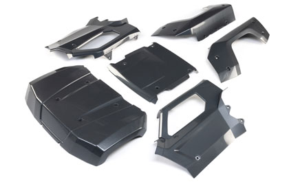 Ultra Durable Injection-Molded Body Panels for the Losi 1/5 5IVE-TG 3.0 Gas 4WD RC Desert Truck