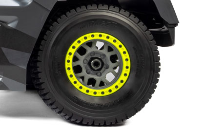 Officially Licensed KMC KM549 Wheels for the Losi 1/5 5IVE-TG 3.0 Gas 4WD RC Desert Truck