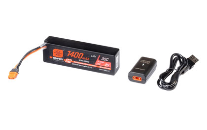 EASY-TO-USE BATTERY & CHARGER for the Losi 1/12 NASCAR RC Race Car Jeff Gordon No. 24 Dupont Chevrolet Monte Carlo 2S AWD RTR Brushed On-Road