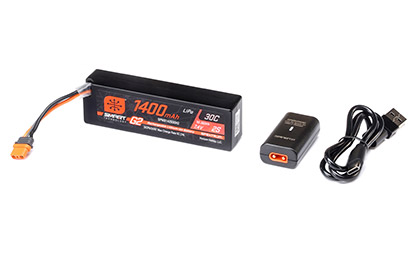 EASY-TO-USE BATTERY & CHARGER for the Losi 1/12 NASCAR 2S AWD RTR Brushed On-Road RC Race Car