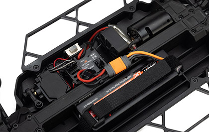 EFFICIENT POWERTRAIN FOR 20+ MPH SPEEDS for the Losi 1/12 NASCAR 2S AWD RTR Brushed On-Road RC Race Car