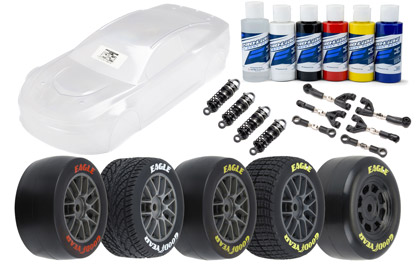MAKE IT YOURS for the Losi 1/12 NASCAR 2S AWD RTR Brushed On-Road RC Race Car