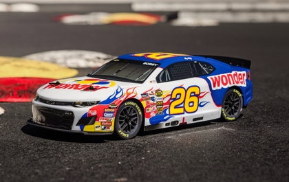 OFFICIALLY LICENSED &mdash; RICKY BOBBY NO. 26 WONDER BREAD for the Losi 1/12 NASCAR Ricky Bobby No. 26 Wonder Bread Chevy ZL1r