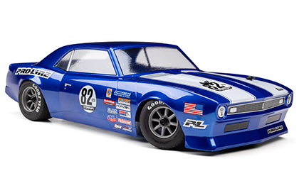 Built for Classic VTA Builds for the Pro-Line 1/12 Goodyear Blue Streak VTA Rear Tires Mounted 8mm Gray Wheels (2): Losi NASCAR&reg; Race Car