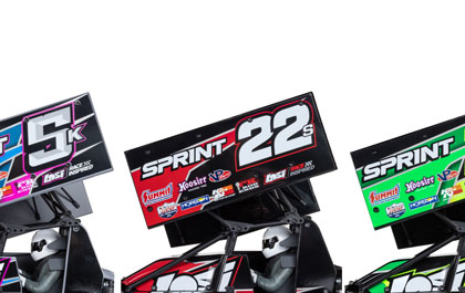 Dedicated Sprint Car Front Wheel for the Sheriff Dirt Oval Rear Wheels: Losi Sprint Car & Dirt Late Model