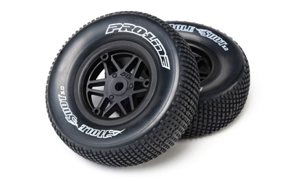 Purpose-Built Dirt Oval Look for the Sheriff Dirt Oval Rear Wheels: Losi Sprint Car & Dirt Late Model