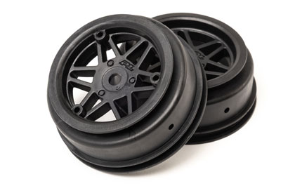 Signature Pro-Line Detail for the Sheriff Dirt Oval Rear Wheels: Losi Sprint Car & Dirt Late Model