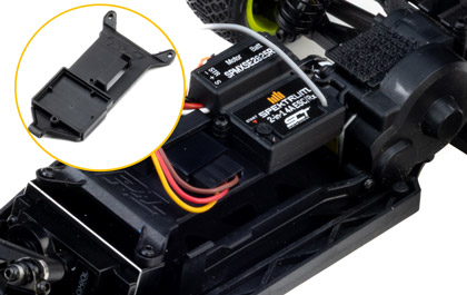 Rear-Cab Performance Shift for the Pro-Line Limited Edition Pre-Cut/Pre-Painted Crowd Pleazer Slipstream Body with ESC Relocator for Losi Micro-B