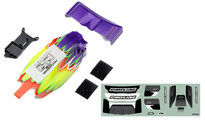 Minimal to Zero Prep. Maximum Impact. for the Pro-Line Limited Edition Pre-Cut/Pre-Painted Crowd Pleazer Slipstream Body with ESC Relocator for Losi Micro-B