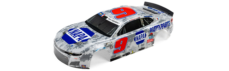 Premium Licensed Collaboration for the Pro-Line Limited Edition Elliott Number 9 NAPA Charlotte 2025 Body