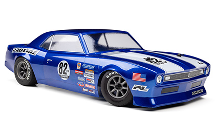 Built for the LOSI NASCAR Platform for the Pro-Line 1/12 Pre-Cut 1968 Chevy Camaro Clear VTA Body: Losi NASCAR&reg; RC Race Car