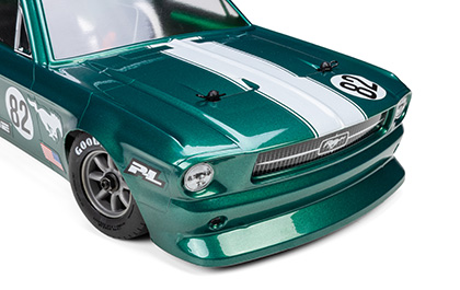Legendary Muscle Car Styling for the Pro-Line 1/12 Pre-Cut 1968 Ford Mustang Clear VTA Body: Losi NASCAR&reg; Race Car