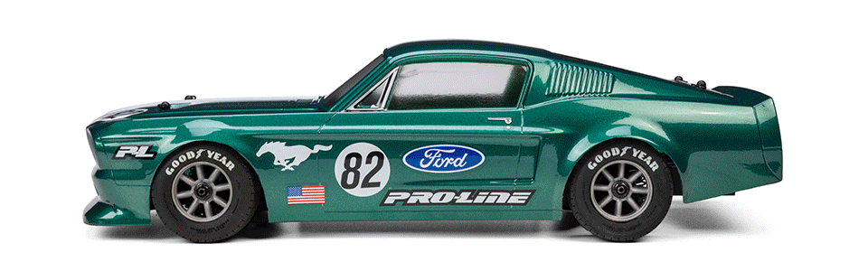 Expand Your NASCAR Collection for the Pro-Line 1/12 Pre-Cut 1968 Ford Mustang Clear VTA Body: Losi NASCAR&reg; Race Car