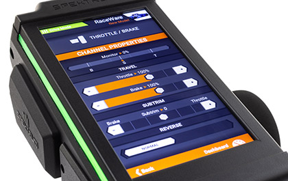 ADVANCED PROGRAMMABILITY for the Spektrum™ iXSR+ 2.4GHz DSMR+® Intelligent Radio