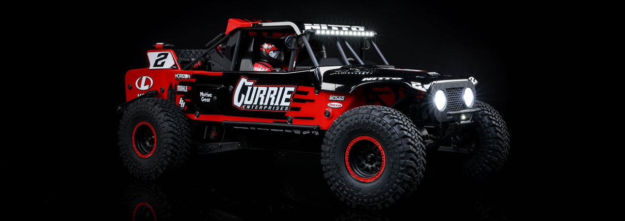 Rey Platform<br>The Rey is a smaller clone of the real truck, outfitted with only the greatest ingredients of other proven Losi RC car and truck platforms for outstanding performance to match the scale looks.