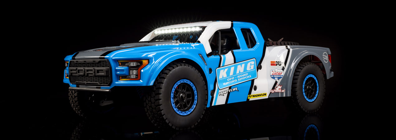 Rey Platform<br>Based on the full-size off-road race trucks, the Losi® Rey radio control vehicle platform makes no compromises bringing its inspiration to RC form.