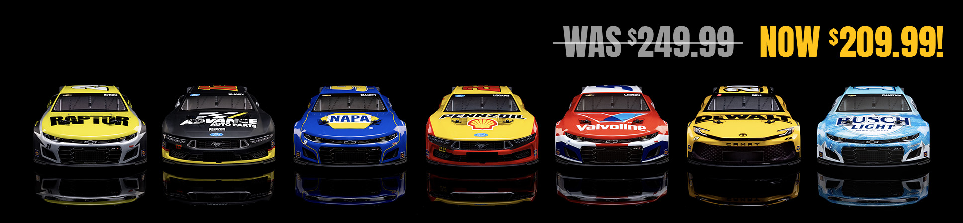 Losi NASCAR 1/12 Scale RC Race Cars 2025 Cover Ups